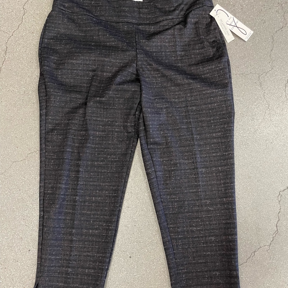 Zac & Rachel Woman Casual Dress Stretch Pull On Pants Size 3X black brown blue